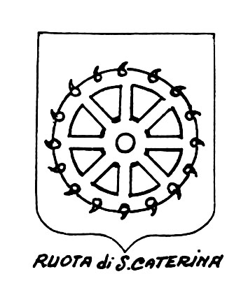 Imagem do termo heráldico: Ruota di S.Caterina